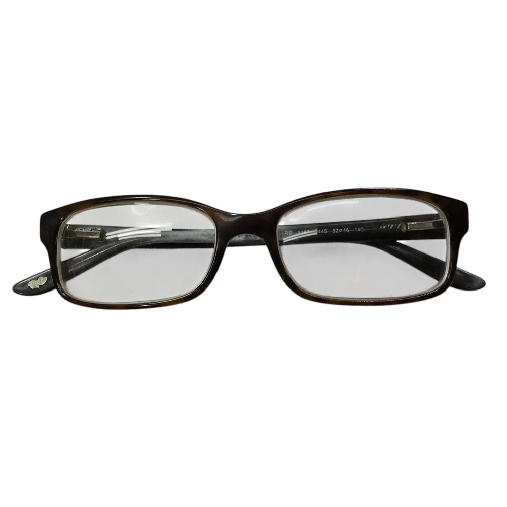 RayBan Eyeglasses RB 5187 Unisex 52-16 Dark Havana Tortoise Acetate Classic Chic